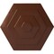 Ekena Millwork Woodruff Ceiling Medallion, Hand-Painted Copper Penny, 23 1/4"OD x 7/8"P CM23WFCPS - alternate 1